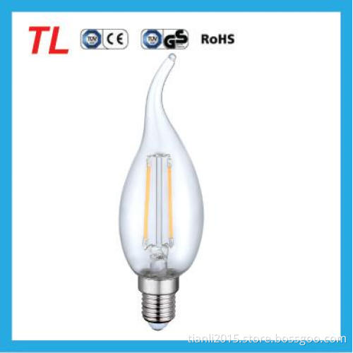 C35T 2w led filament candle light